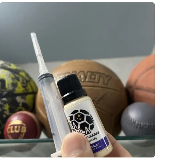 Cliente satisfeito com conserto de bola usando Cola Bola - 1