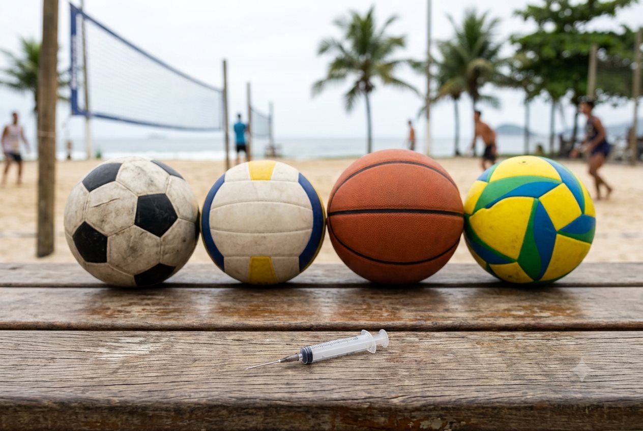 Cola pra bola funciona em qualquer bola? Campo, vôlei, basquete e futevôlei