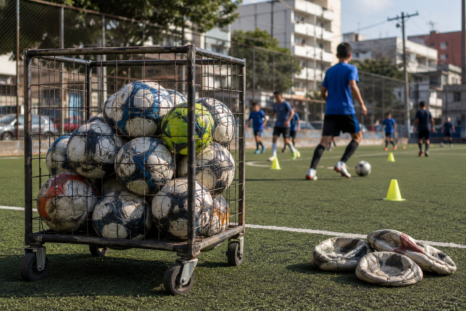 Bolas de escolinha furando toda semana: como cortar o maior custo invisível do treino